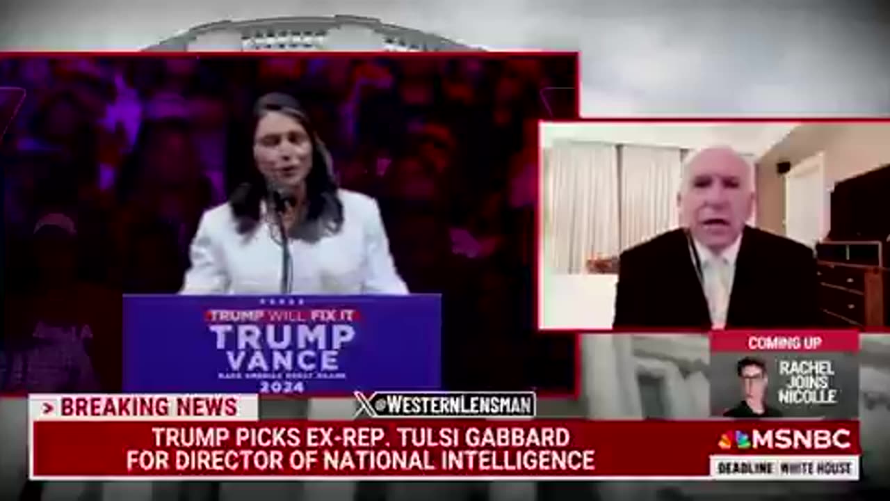 John Brennan: Tulsi Gabbard "doesn't have right perspective" to be Director of National Intelligence