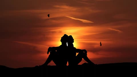 Couple Sunset Love Sky