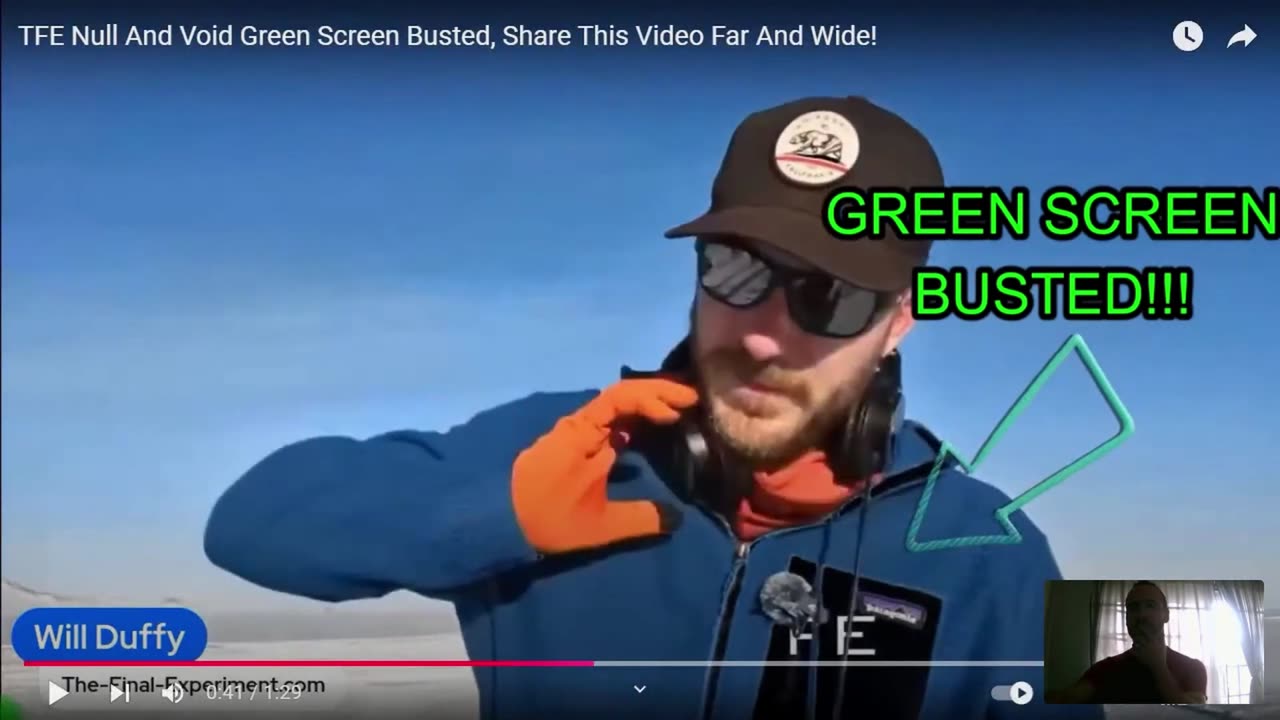 TFE caught using a green screen! Gotta lie to glerf!