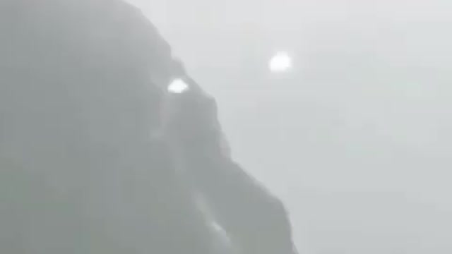 Amazing UFOs in an unknown area