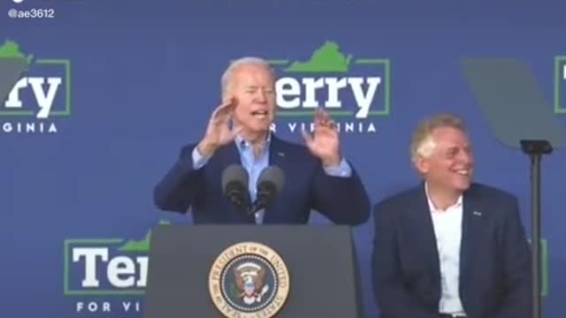 TO HIS FACE "F*ck Joe Biden"