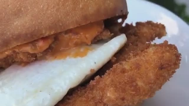 Chicken Cheeseburger Making Tutorial