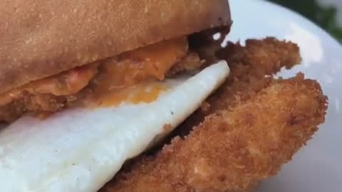 Chicken Cheeseburger Making Tutorial