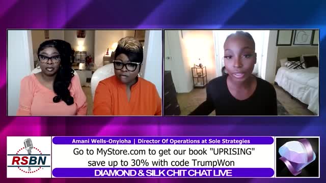 Diamond & Silk Chit Chat With Amani Wells-Onyioha 3/24/22