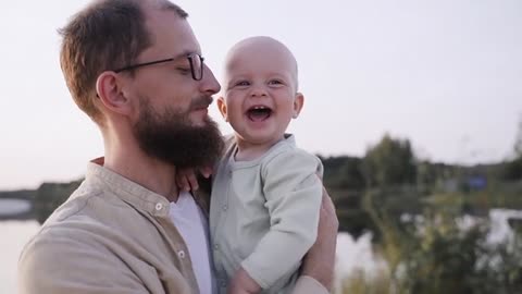 Kid gets super jealous when dad plays with baby cousin