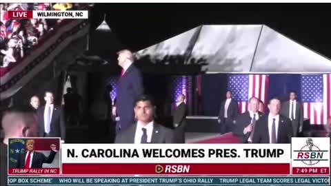 North Carolina Welcomes President Trump = 9/23/2022