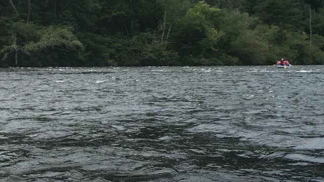 White water on the hiawasee river