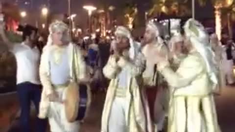 DRUM BAND IN JBR ON EID CELEBRATIONS