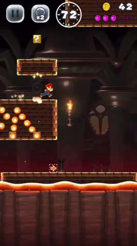 Mario Run 3-4 All Pink Coins