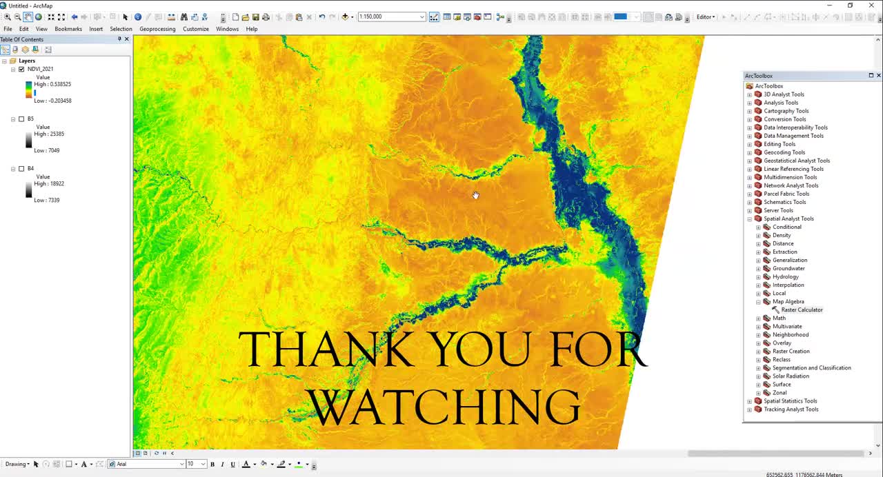 How to Calculate NDVI using #ArcGIS | Remote Sensing Tutorial