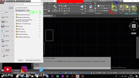 Tutorial AutoCad Mengenai Pangenalan Panel Buttom