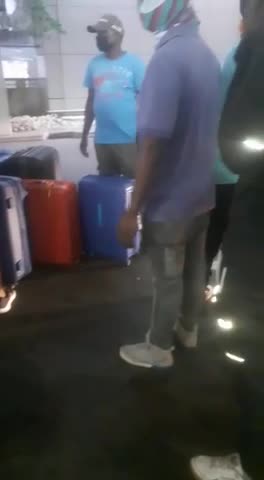 Drivers block an Uber driver from ferrying passengers at OR Tambo International