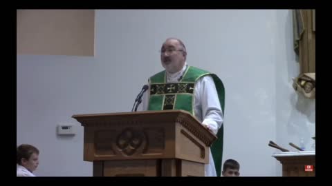 Fr. Mahan - "We Are Living In A Culture Of Death, Rather Then A Culture Of Life." Sermon M.V.001