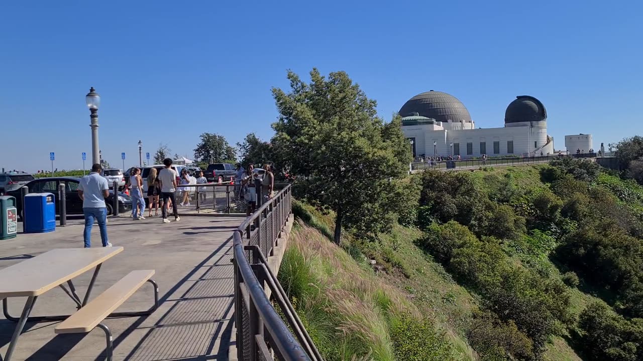 View of Hollywood sign and part of Los Angeles from the Griffith Observatory