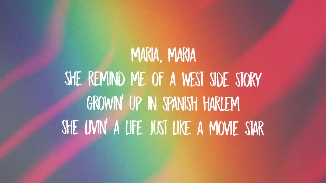 Santana - Maria Maria (Lyrics) ft. The Product G&B