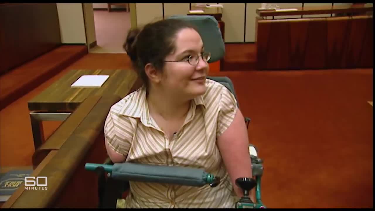 Inspiring young woman born without arms and legs determined to help others