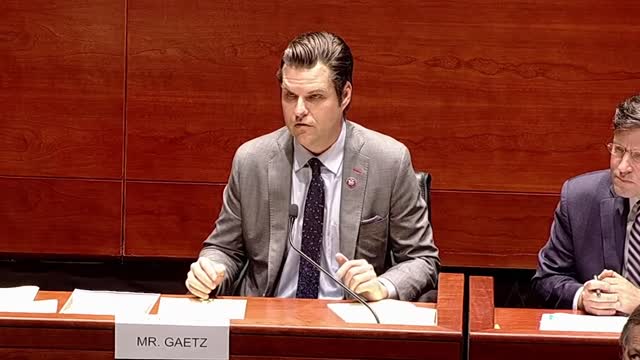 Matt Gaetz Goes Head-to-Head With FBI Director Wray on COVID-19 Origins