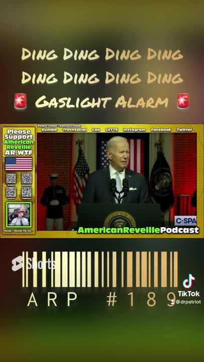 🚨 DING DING DING DING DING DING DING DING GASLIGHT ALARM! #bidenspeech #reaction #shorts