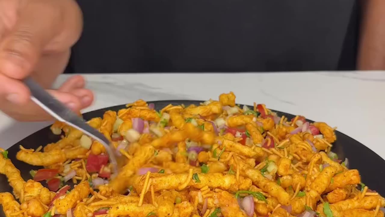 Kurkure Chaat masala recipe with ASMR Cooking sound recipe