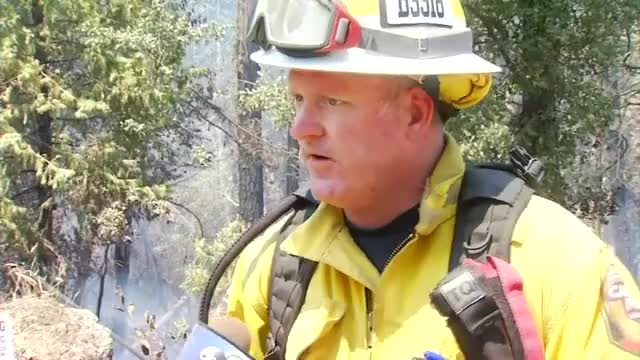 Crews make progresss on wildfire near Yosemite