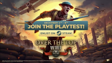 Over The Top WW1 ( December 2024 Playtest)- Official Trailer