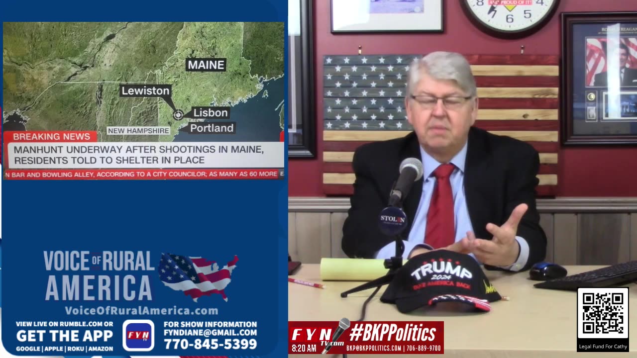 LIVESTREAM - Thursday 10/26 8:00am ET - Voice of Rural America with BKP