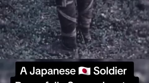 a japanese soldier peacefully surrenders to us marines but was hiding something
