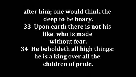 Job 41 King James version