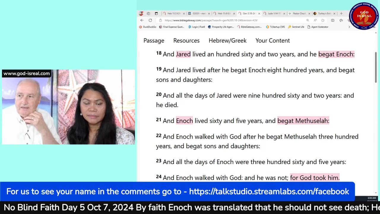 God Is Real 10-07-24 No Suth Thing as Blind Faith Day 5