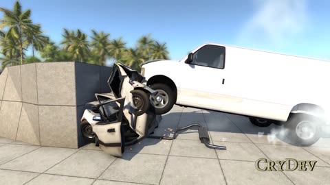 Slow Motion - Crash Testing - BeamNG UPDATE 0.7