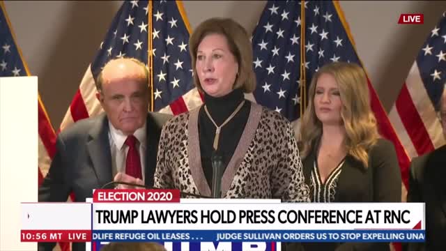 Trump's legal team Jenna Ellis, Giuliani and Powell lay out latest voter cheating and irregularities