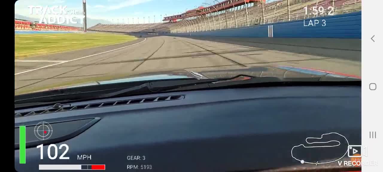 Auto Club Speedway Roval w/Track Addict overlay 2010 Camaro SS