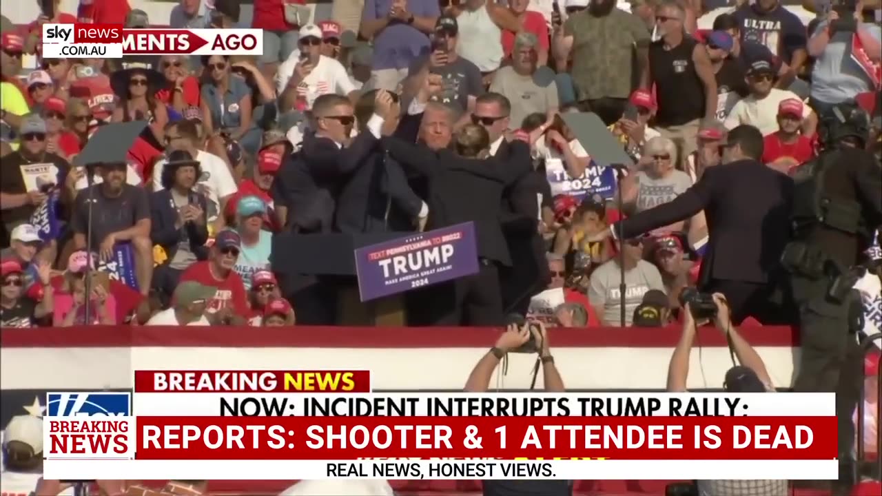 Suspected shooter at Trump rally reportedly killed