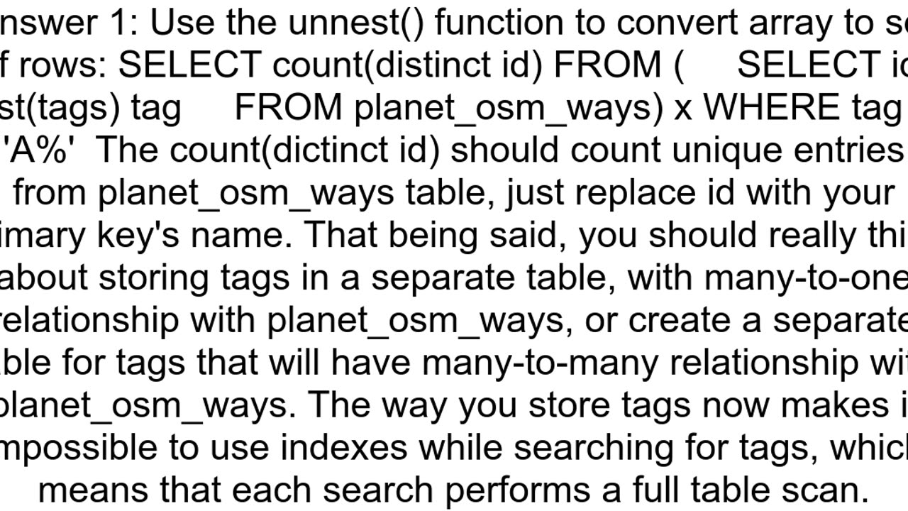 Postgres Query of an Array using LIKE