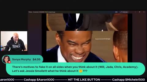 CHRIS ROCK AND WILL SMITH STAGE THE SLAP? I WASN'T ABOUT JADA?