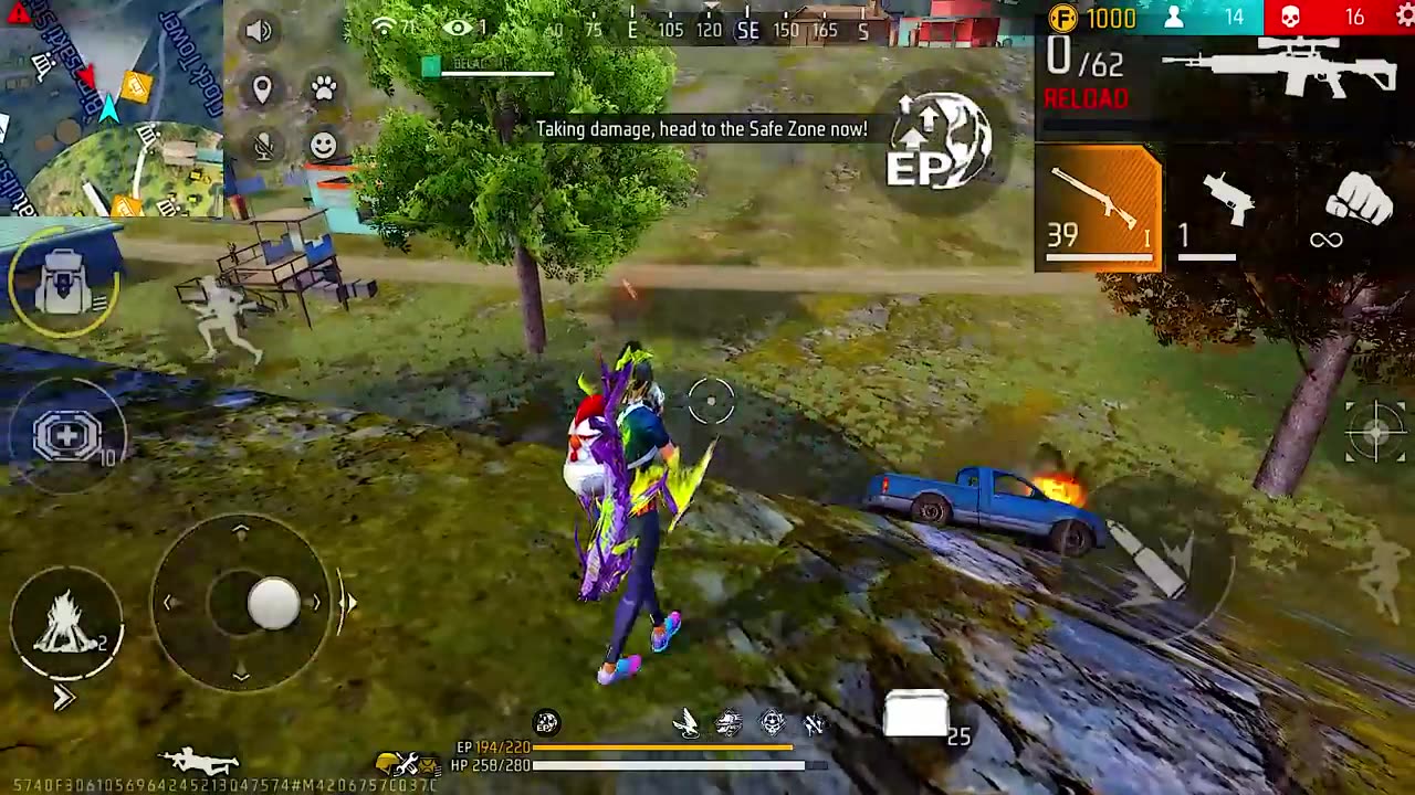 Free Fire Best Game Play Solo Vs Squad Op Game Play 🎯 fire best gameplay video op headshot