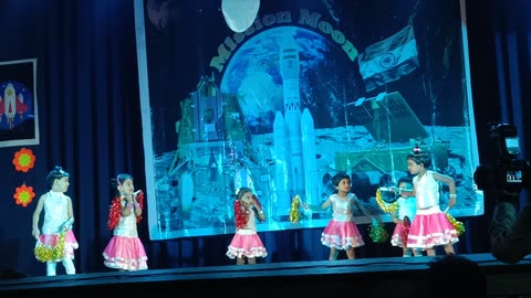 my Little cutie pie Dance on stage For school annual function