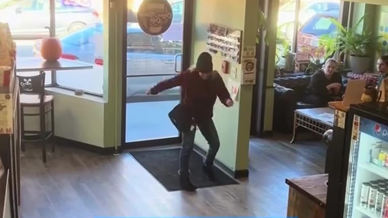 GREAT BIZ IDEA! 😁Come Dancing into this Cafe & Get Free Coffee!☕️❤️✨️ AND BE HAPPY!