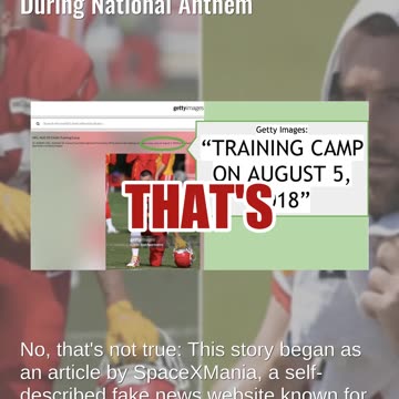 Fact Check: Travis Kelce Was NOT Fined $10 Million For Taking A Knee During National Anthem