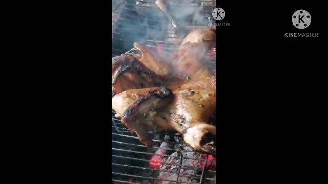 EATING DELICIOUS NATIVE CHICKEN