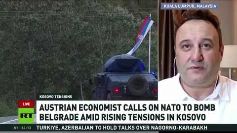 Dr Olsi Jazexhi talks to RT International over the latest interethnic violence in Kosovo