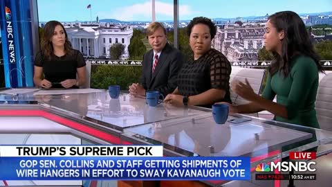 MSNBC panel defends threats against GOP Sen. over Kavanaugh vote