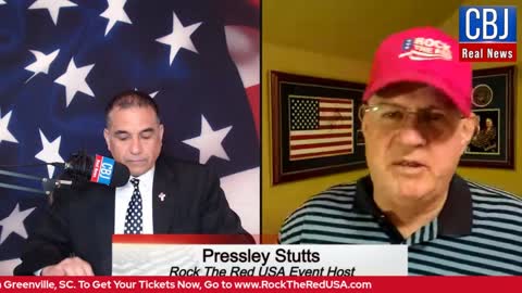 CBJ Real News Podcast Show: Special Guest Pressley Stutts, Rock the Red USA