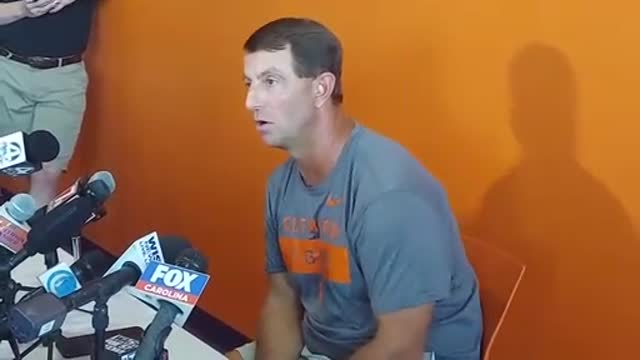 Dabo Swinney On Acclimation Process