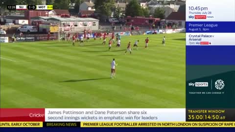 Sligo Rovers 2-0 Motherwell