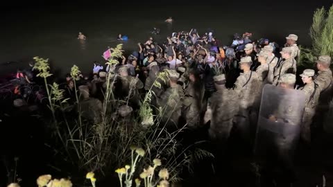 Texas national guard protecting our southern border