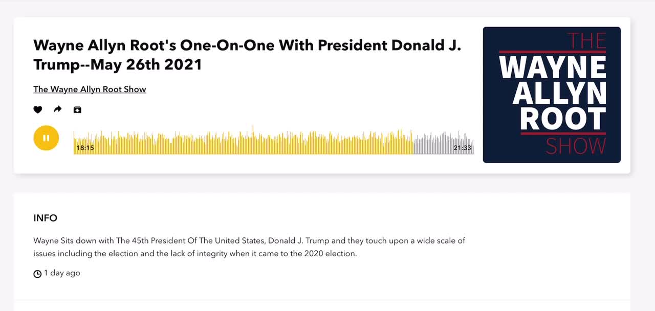 Full Trump interview with Wayne Allyn Root