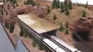 Tow trains going to gather its very nice video