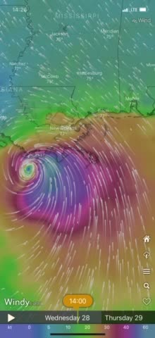 Hurricane ZETA At It AGAIN 7 Times In Gulf Of Mexico 2020