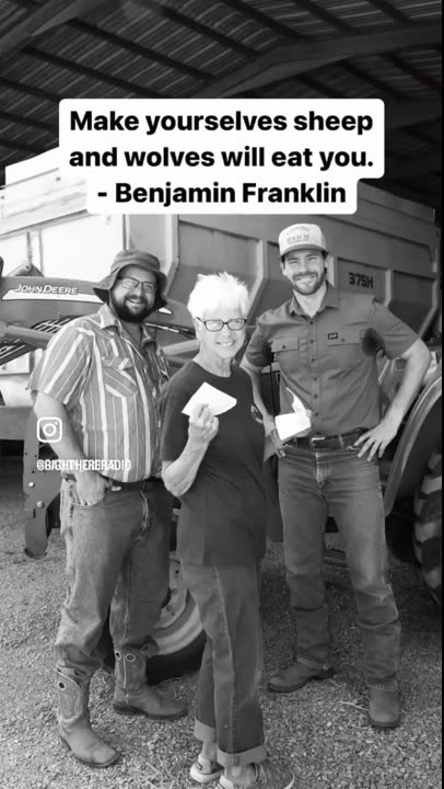 Make Yourselves Sheep And Wolves Will Eat You